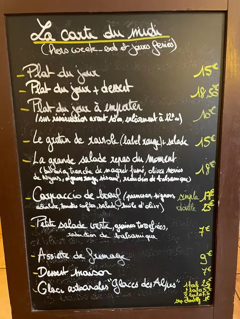 La Carte du midi