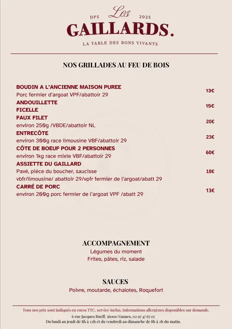 Nos Grillades