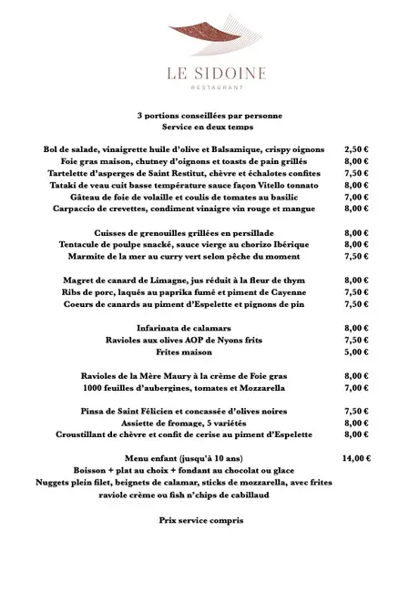 Carte du moment