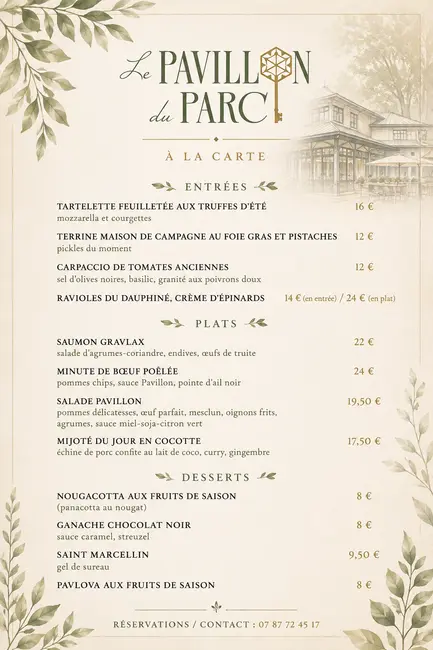 carte du moment