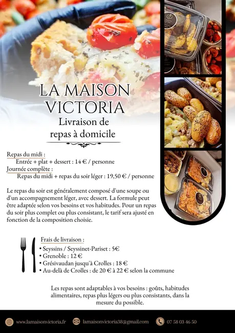 Carte / boissons – La maison Victoria