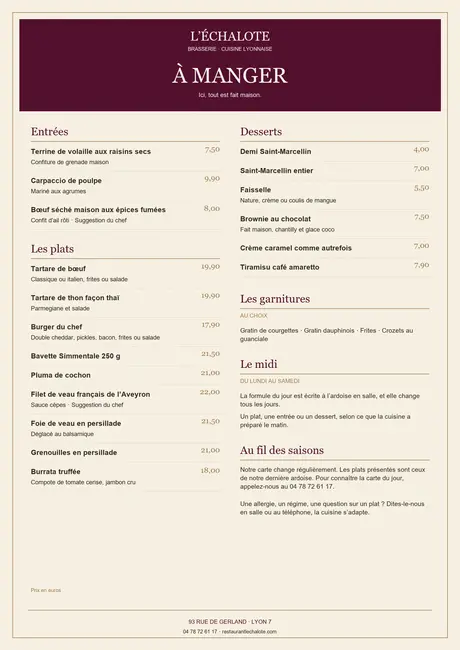 Notre Carte